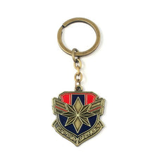 Load image into Gallery viewer, RJ Avengers 4 Mjolnir Infinity War Thor Stormbreaker Axe Keychains Loki Mask The Dark World Carol Danvers Car Keyring Jewelry