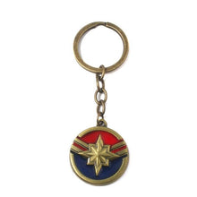 Load image into Gallery viewer, RJ Avengers 4 Mjolnir Infinity War Thor Stormbreaker Axe Keychains Loki Mask The Dark World Carol Danvers Car Keyring Jewelry