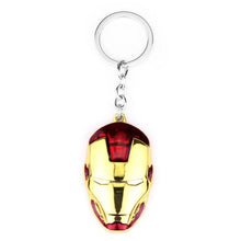 Load image into Gallery viewer, RJ Avengers 4 Mjolnir Infinity War Thor Stormbreaker Axe Keychains Loki Mask The Dark World Carol Danvers Car Keyring Jewelry