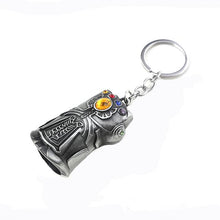 Load image into Gallery viewer, RJ Avengers 4 Mjolnir Infinity War Thor Stormbreaker Axe Keychains Loki Mask The Dark World Carol Danvers Car Keyring Jewelry