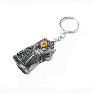 RJ Avengers 4 Mjolnir Infinity War Thor Stormbreaker Axe Keychains Loki Mask The Dark World Carol Danvers Car Keyring Jewelry