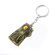 Load image into Gallery viewer, RJ Avengers 4 Mjolnir Infinity War Thor Stormbreaker Axe Keychains Loki Mask The Dark World Carol Danvers Car Keyring Jewelry