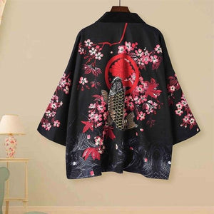 Traditional Japanese Kimonos Cardigan Men Women Sunscreen Thin Loose Summer Japanese Kimono Yukata Asian Clothes New