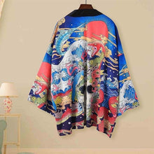 Load image into Gallery viewer, Traditional Japanese Kimonos Cardigan Men Women Sunscreen Thin Loose Summer Japanese Kimono Yukata Asian Clothes New