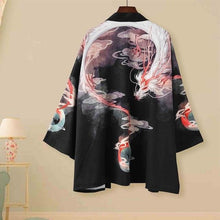 Load image into Gallery viewer, Traditional Japanese Kimonos Cardigan Men Women Sunscreen Thin Loose Summer Japanese Kimono Yukata Asian Clothes New