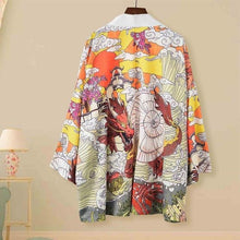 Load image into Gallery viewer, Traditional Japanese Kimonos Cardigan Men Women Sunscreen Thin Loose Summer Japanese Kimono Yukata Asian Clothes New