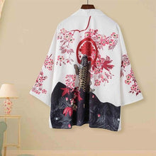 Load image into Gallery viewer, Traditional Japanese Kimonos Cardigan Men Women Sunscreen Thin Loose Summer Japanese Kimono Yukata Asian Clothes New