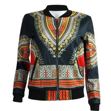 Load image into Gallery viewer, African Print Jacket Women Dashiki Long Sleeve Fashion Dashiki Short Casual Jacket